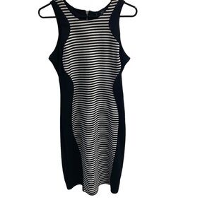 Nd black‎ and white sleeveless dress size medium.